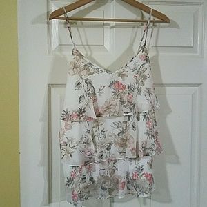 NEW Bobeau floral tank top